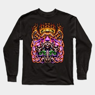 Crown of Skulls Long Sleeve T-Shirt